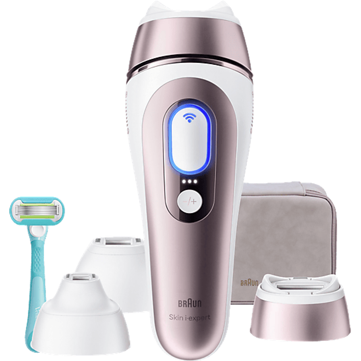 BRAUN Smart IPL Skin i·expert PL7321, Licht-Haarentferner in Weiß/Bronze