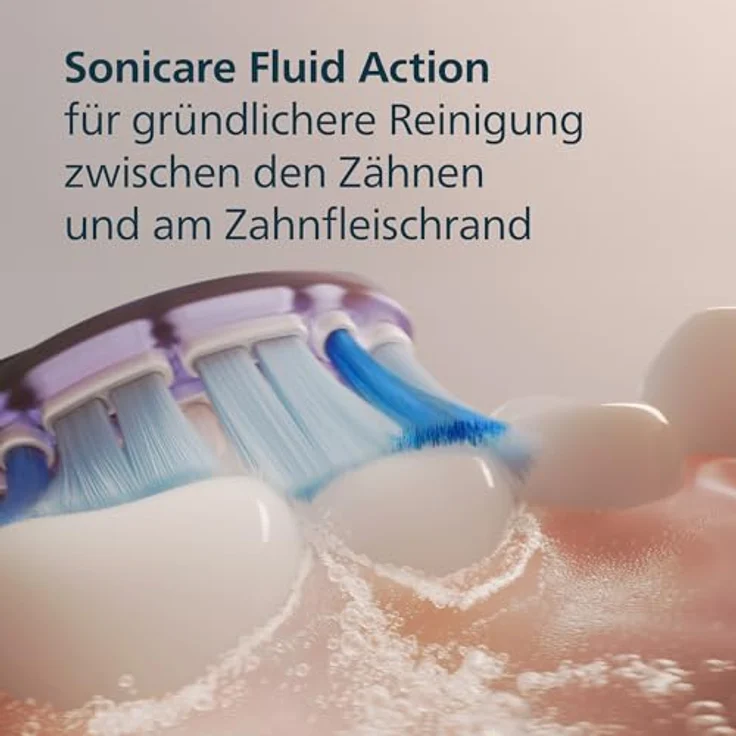 Philips Sonicare G3 Premium Gum Care, Original Ersatzbürstenköpfe, 7x gesünderes Zahnfleisch, schwarz, 6er-Pack, HX9056/88 – Bild 5