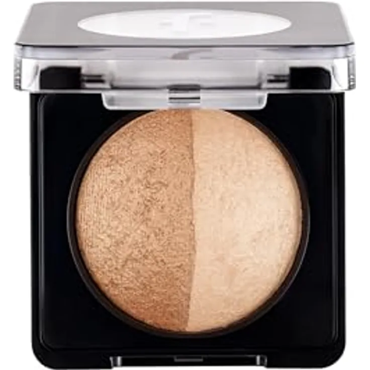flormar Blush-On Baked Rouge für strahlende Haut, Farbton 055 Dual Gold, 4 g, Rouge und Blush mit natürlichem Finish