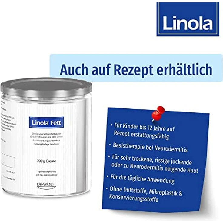 Linola fett Creme 700 g, apothekenpflichtig – Bild 4