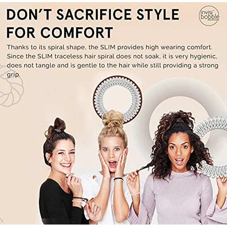 invisibobble SLIM Chrome Sweet Chrome, 3 Stück – Bild 3