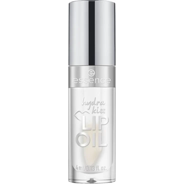 essence cosmetics hydra kiss LIP OIL, Lipgloss Nr. 07 Transparent, feuchtigkeitsspendend, pflegend, mit Ölen, glänzend, vegan, 1er Pack (4ml) – Bild 1
