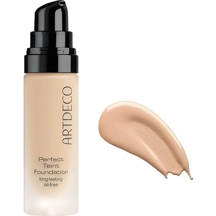 ARTDECO Perfect Teint Foundation - langanhaltende, flüssige Foundation ohne Öl und ohne Maskeneffekt - 1 x 20 ml