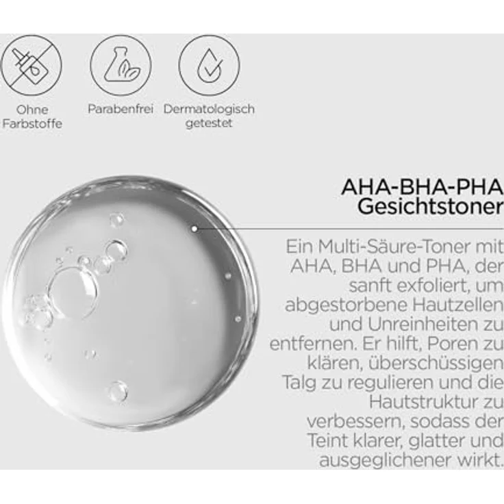 REVOX B77 Zitcare AHA BHA PHA Gesichtswasser mit Teebaum, Niacinamid und Harnstoff, 250 ml – Bild 5