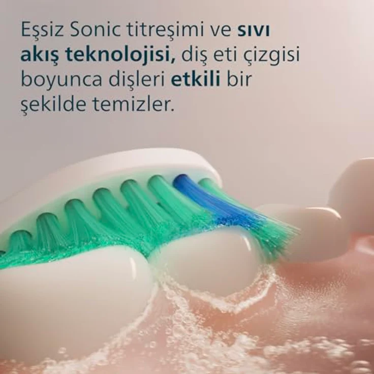 Philips Sonicare ProResults HX6012/87, Doppelpack Bürstenköpfe, 2 Stück, Weiß, Medium soft, bis zu 2x mehr Plaque-Entfernung – Bild 3