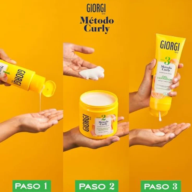 Giorgi Line Weiches Shampoo, Curly-Methode, spektakuläre Locken, 0% Alkohol, 0% Silikone, 0% Sulfate, mit pflanzlichen Proteinen und Avocado, 350 ml – Bild 5