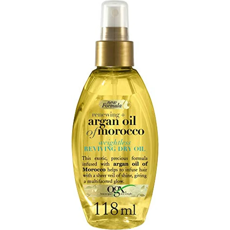 OGX Arganöl aus Marokko Weightless Reviving Dry Hair Oil Mist 118 ml (Verpackung kann variieren) – Bild 1