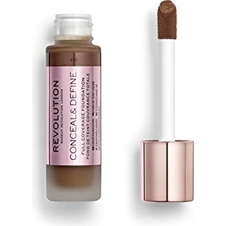 Makeup Revolution, Conceal & Define Grundierung, F15, 23ml