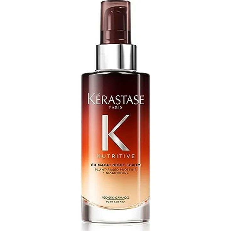 Kérastase Nutritive, Nachtserum für normales bis leicht trockenes Haar, Nährend und glättend für mehr Glanz und Geschmeidigkeit, Ohne Parabene, 8H Magic Night Serum, 90 ml – Bild 1