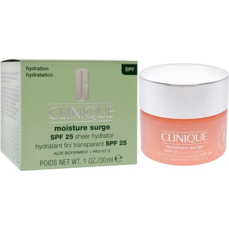 CLINIQUE Moisture Surge SPF 25 Sheer Hydrator 30 ml, Gesichtsserum mit Robustheit und Langlebigkeit – Bild 3