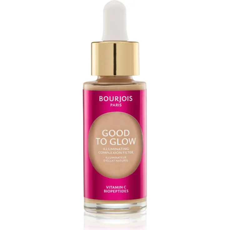 Bourjois Good to Glow Primer, Make-up Grundierung, 30 ml, Farbton 002 Fair Light, vegan