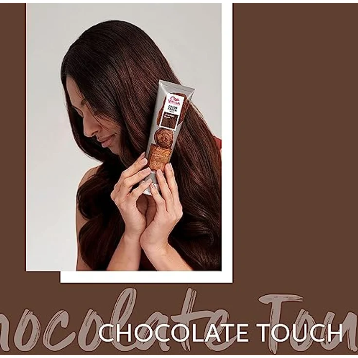 Wella Professionals Color Fresh Mask Chocolate Touch Haarkur - Pflegende Tönung mit Avocadoöl - für braunes Haar - 500 ml – Bild 4