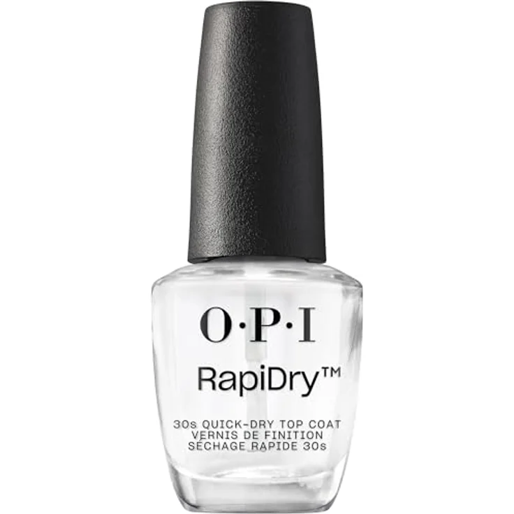 OPI RapiDry Top Coat, schnelltrocknender Überlack für Nägel, transparent, 15 ml – Bild 1
