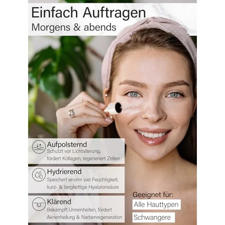 Rosental Organics Pflege Gesichtspflege Hyaluron Supreme Serum 50 ml – Bild 3