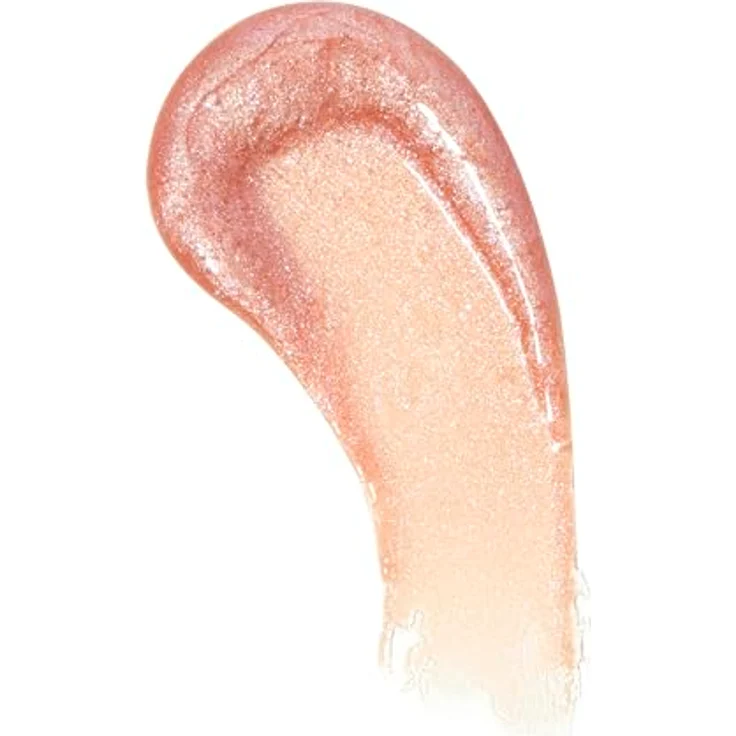 Makeup Revolution Shimmer Gloss Glitzer-Lipgloss, feuchtigkeitsspendend und pflegend, Farbton Glimmer Nude, 4.5 ml – Bild 2