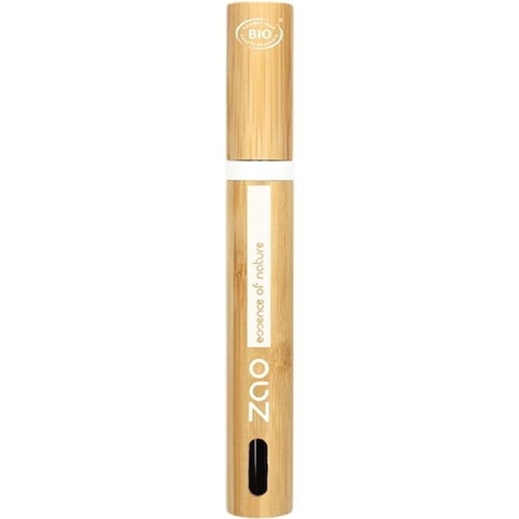 Zao Velvet Mascara, voluminöse Wimperntusche mit natürlichem Arganöl, 7 ml, Schwarz