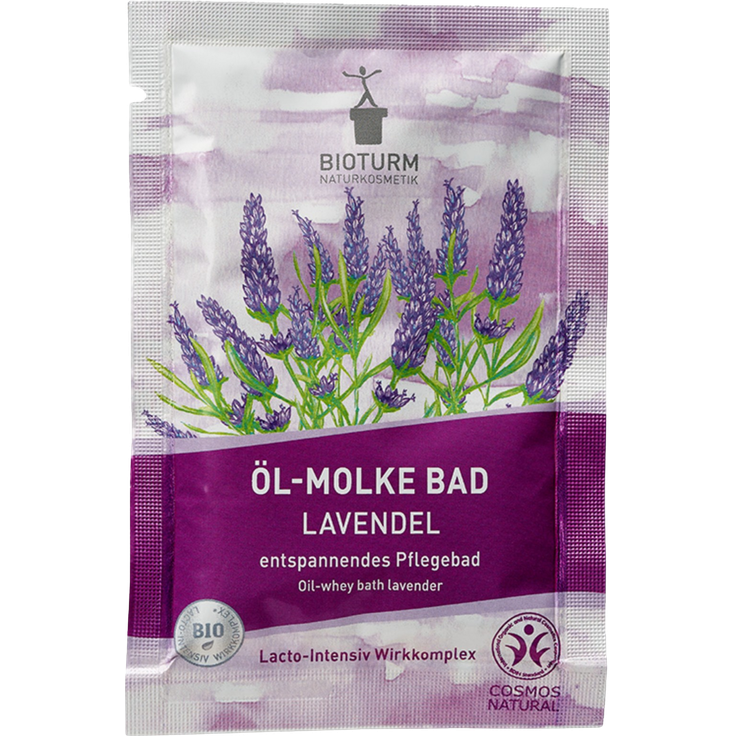 BIOTURM Öl-Molke Bad Lavendel, Badezusatz für Entspannung und innere Balance, 30 ml
