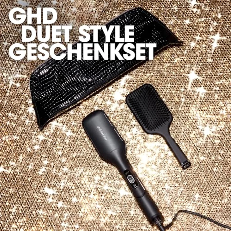ghd duet style Geschenkset, 2-in-1 Hot Air Styler mit Air-Fusion™ Technologie und Paddle Brush, schwarz – Bild 2