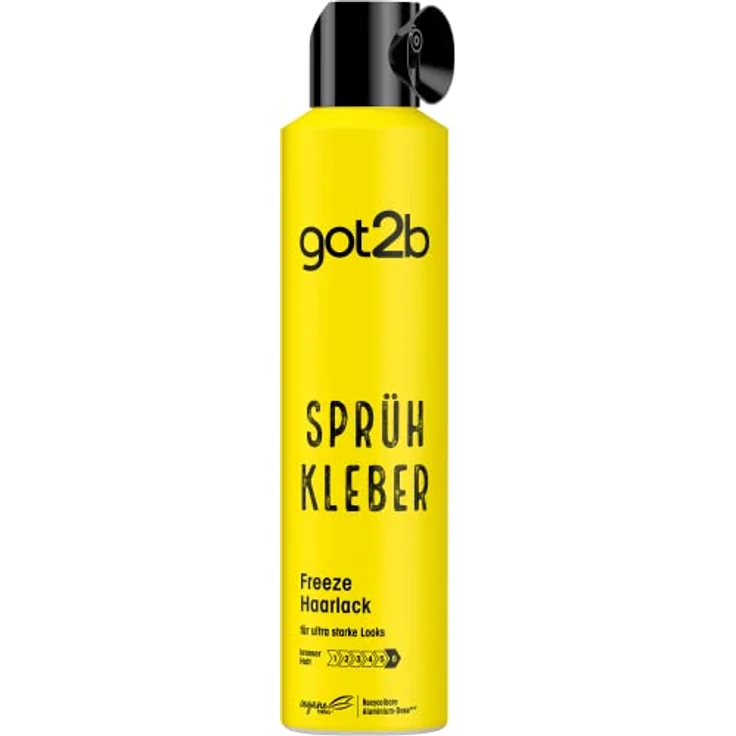Got2B Haarlack Sprüh Kleber Halt 6, 300 ml, 72 h Haarspray für ultra starken Halt, vegan, ohne zu verkleben oder auszutrocknen – Bild 2