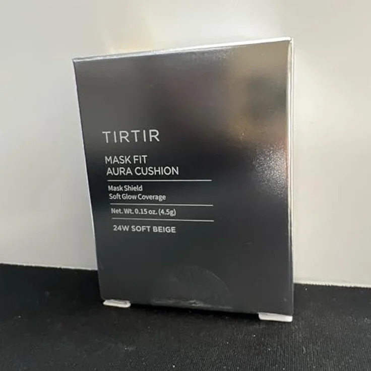 TIRTIR Mask Fit Aura Cushion Mini, feuchtigkeitsspendendes Make-up im Schwamm mit Hyaluronsäure, Farbton 24W Soft Beige, 4.5 g – Bild 7