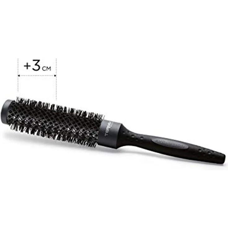 Termix Evolution XL. Thermische Rundhaarbürste mit 3 cm längerem Keramikrohr für langes Haar. Reduziert dank seiner ionisierten Fasern und des Anti-Haft-Rohrs die Trocknungszeit. Durchmesser: 32 cm. – Bild 5