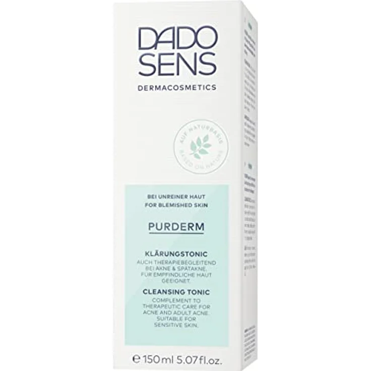 Dado Sens Purderm Klärungstonic 150 ml, bekämpft Unreinheiten, wirkt klärend  – Bild 2