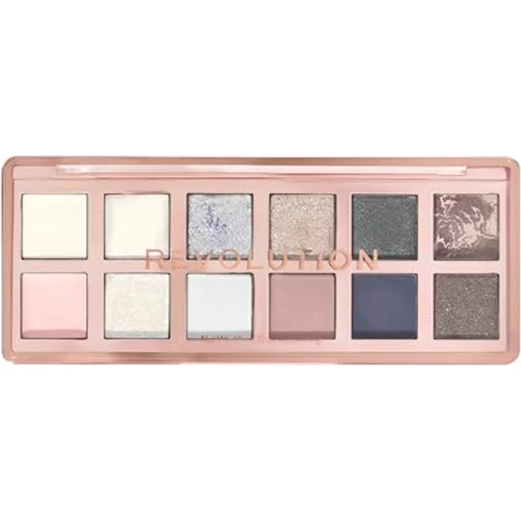 Revolution The Celestial Icon Ethereal Nudes Palette, Lidschatten mit 12 schimmernden Nuancen, 0,7 g – Bild 4