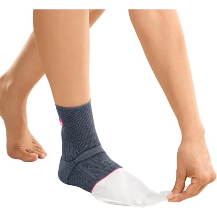 medi ACHIMED Achillessehnenbandage Gr.5 silber, 220 g - Bandage zur Unterstützung der Achillessehne – Bild 4