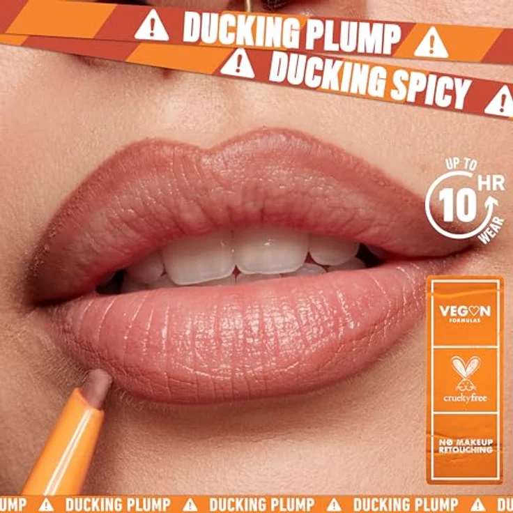 NYX Professional Makeup Duck Plump Liner, Lippenkonturenstift mit vergrößerndem Effekt, Farbton Double Dose, 0.33 g – Bild 5