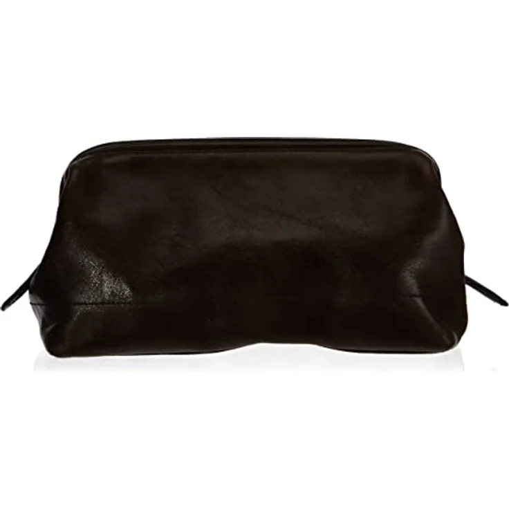 Fossil Geschenk für Männer Reise, Leder Rasierset schwarz 26,7 cm L x 14,6 cm B x 15,3 cm H MLG0724001 – Bild 1