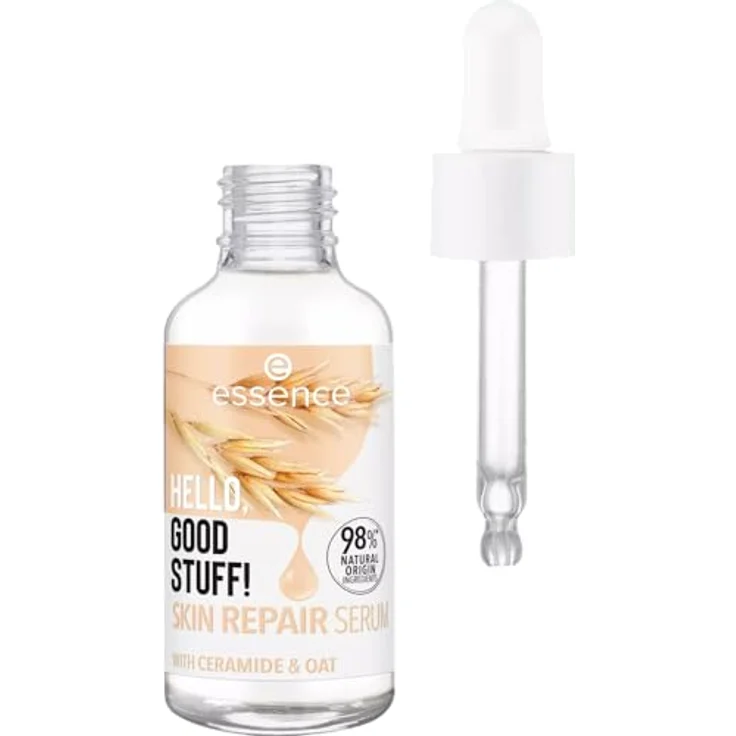 essence cosmetics HELLO, GOOD STUFF! SKIN REPAIR SERUM, Gesichtsserum, Weiss, pflegend, reparierend, transluzent, vegan, ölfrei, ohne Parabene, ohne Mikroplastikpartikel, 1er Pack (30ml) – Bild 3