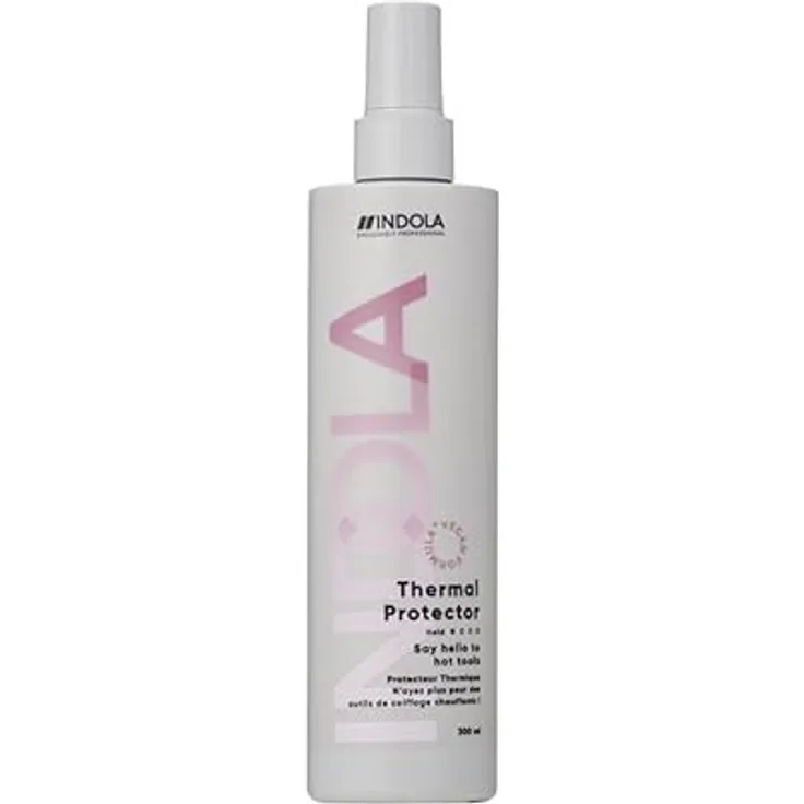 Indola Thermal Protector, Hitzeschutzspray für Hitzestylings, 300 ml, veganer Schutz für sanftes Haar