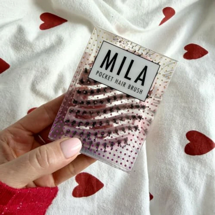 Sister Young MILA PINK BV - Mini-Bürste mit natürlichen Wildschweinborsten und Nylonstiften, No Tangle für gesundes Haarpflege – Bild 15