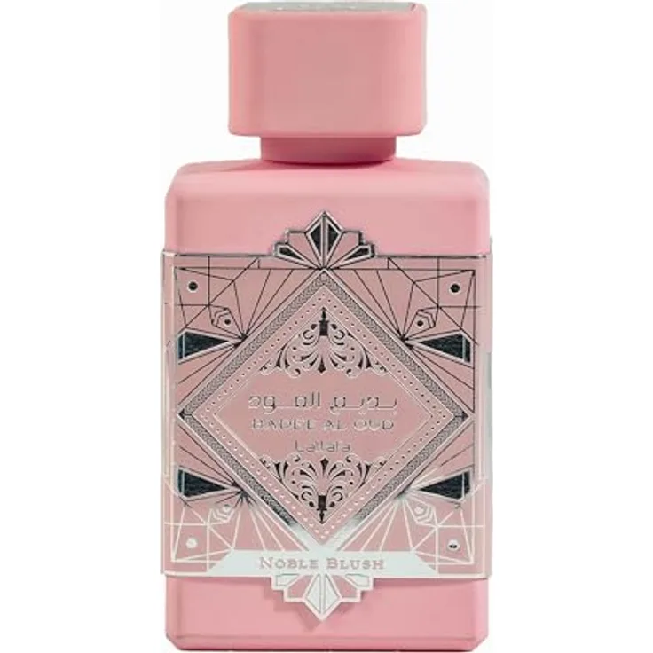 Lattafa Badee Al Oud Noble Blush Eau de Parfum, Spray, Unisex, 100 g - Süße Rose Milk und Sandelholz-Vanille-Musk Mischung