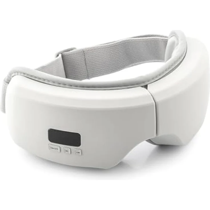 InnovaGoods Augenmassagegerät, kabelloses Massagegerät mit Wärme, Vibration und 5 Massagemodi, grau – Bild 1