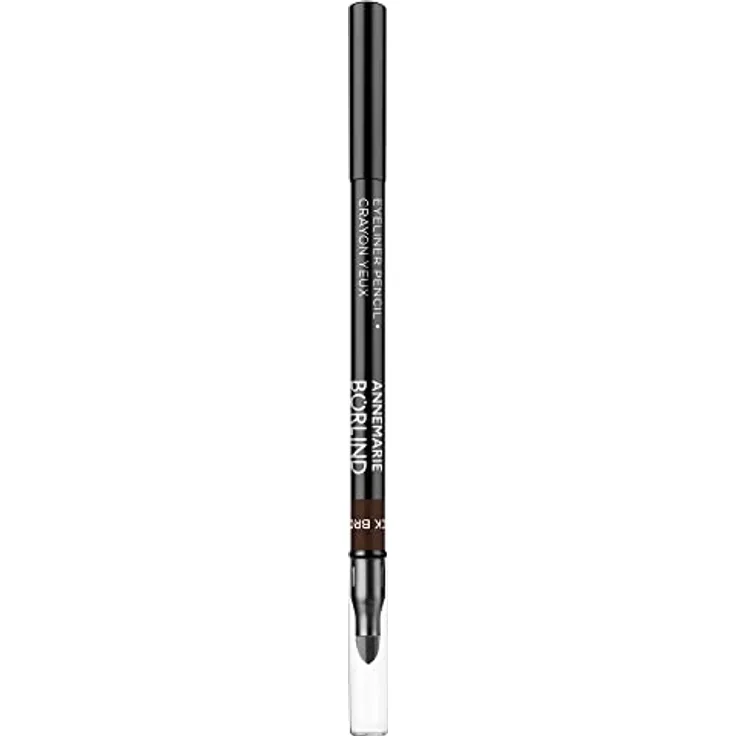 ANNEMARIE BÖRLIND AUGEN EFFECTIVE NATURAL BEAUTY Eyeliner Pencil Black Brown (1 g) - Mit Wertvollen Ölen für Präzises Auftragen und Sanftes Verblenden, Ohne Mineralölderivate und Mikroplastik, Vegan