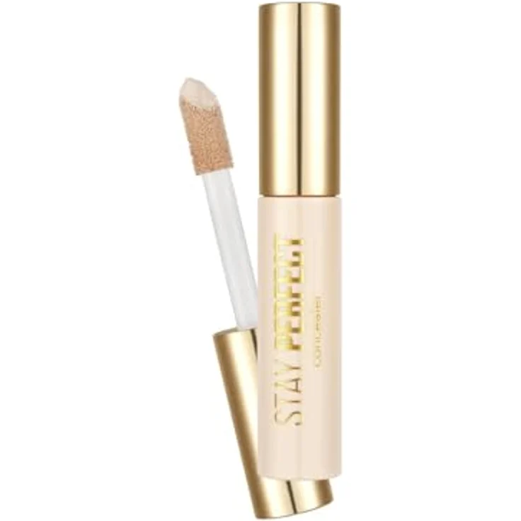 flormar Stay Perfect Concealer, Flüssig-Korrektor, hochpigmentierte Formel, Farbton 001 Fair, 12,5 ml – Bild 1