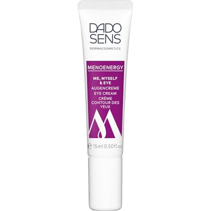 DADO SENS MENOENERGY ME, MYSELF & EYE Augencreme, 15 ml, feuchtigkeitsspendend mit veganem Kollagen gegen dunkle Augenringe – Bild 1