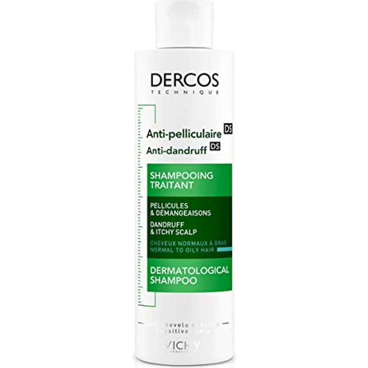 VICHY Dercos Psolution Anti Schuppen Shampoo 200 ml für fettige, juckende Kopfhaut & fettiges Haar - Tiefenreinigungsshampoo für Damen & Herren – Bild 5