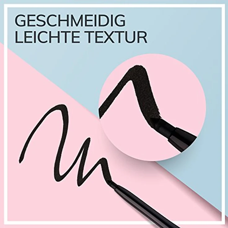 Manhattan Endless Stay Waterproof Gel Eyeliner – Schwarzer Gel Eyeliner mit herausdrehbarer Mine ohne Anspitzen – Farbe Blackest Black 006 – 2,6g , (1er Pack) – Bild 5