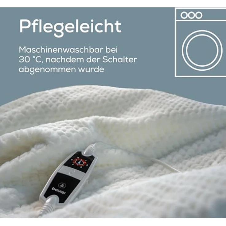Beurer HD82 Helsinki, Wärmezudecke in Weiß, Licht- & Wärmetherapie, versandkostenfrei – Bild 5
