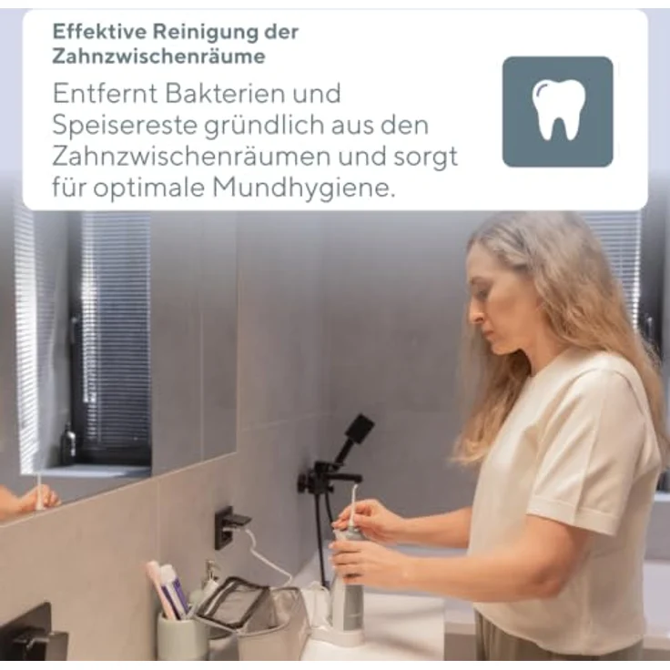 B.WELL TH-912 Standarddüse, 2 Stück, effektive Zahnreinigung mit direkt Wasserstrahl und Zahnfleischmassage – Bild 3
