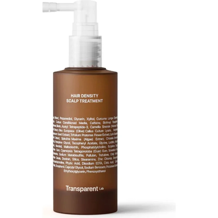 Transparent Lab Hair Density Scalp Treatment, 50 ml - 3-in-1 Kopfhautbehandlung mit Olive und Kurkuma Phytopeptiden, Koffein und Densidyl für Haardichte und -wachstum