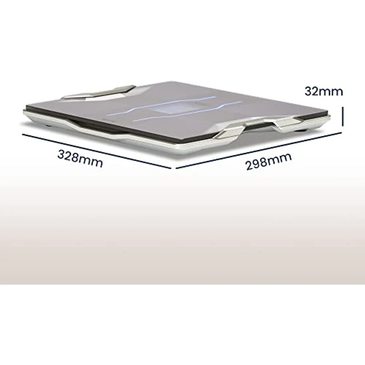 Tanita RD-953, Personenwaage mit Muskelqualitätsmessung, beige, maximale Belastung 200 kg, App-kompatibel – Bild 3