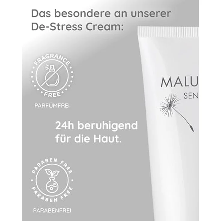 Malu Wilz DE-Stress Cream 50 ml I Gesichtscreme mit Trüffel-Extrakt & Hyaluronsäure, vegan – Bild 4