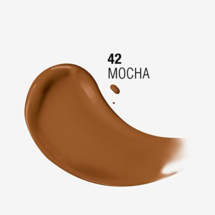 Manhattan Clean & Free Skin Tint Fb. 42 Mocha, feuchtigkeitsspendendes Make-up, vegan, 30 ml – Bild 3