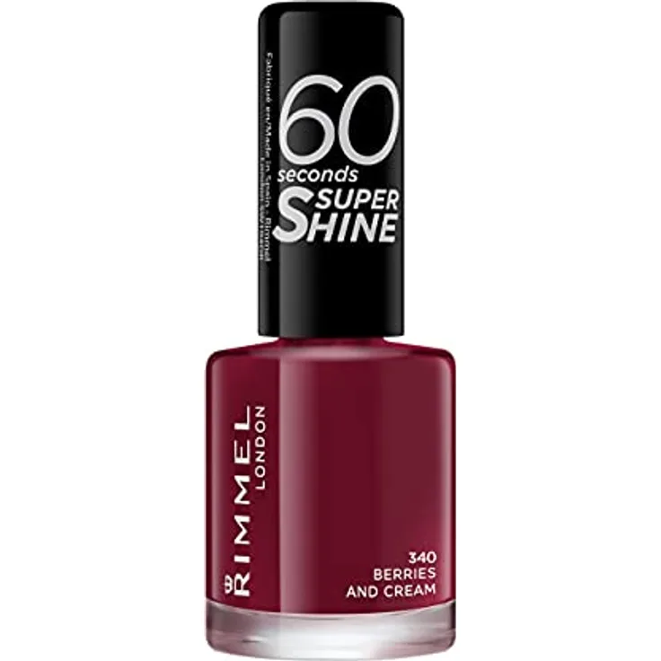 Rimmel London 60 Seconds Super Glanz Nagellack , Berries and cream, 8 ml