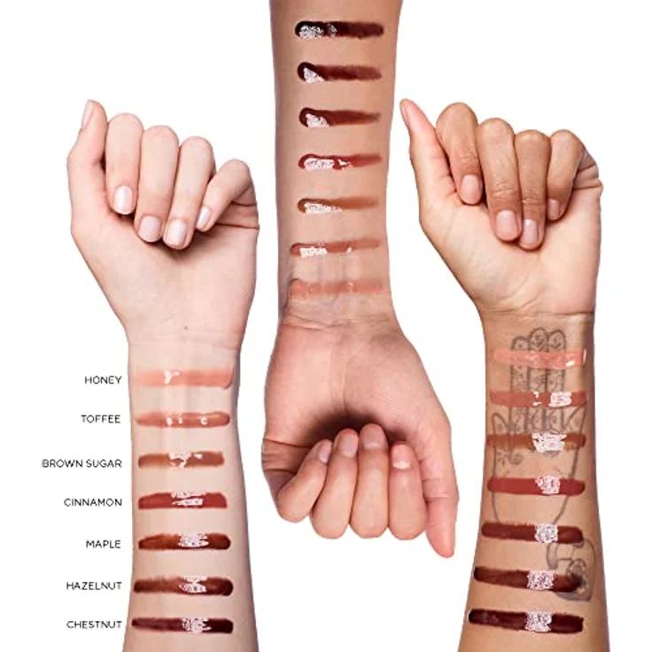 Stila Cosmetics Plumping Lip Glaze, hydratisierendes Lipgloss mit Volumeneffekt, Farbton Cinnamon, 3.5 ml – Bild 6