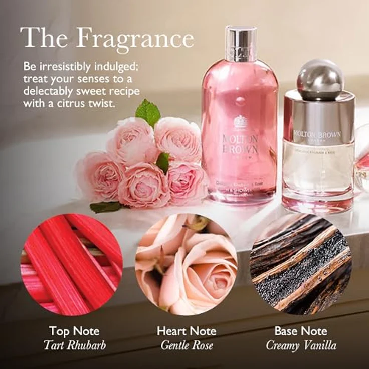Molton Brown Delicious Rhubarb and Rose Fine Liquid Hand Wash 300 ml für Alle Hauttypen geeignet – Bild 4