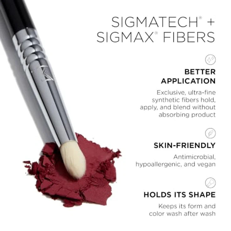 Sigma Beauty Eyes E30 Pencil Brush Eyelinerpinsel 1 St., Lidschattenpinsel für Damen, vegan, synthetische Fasern – Bild 5